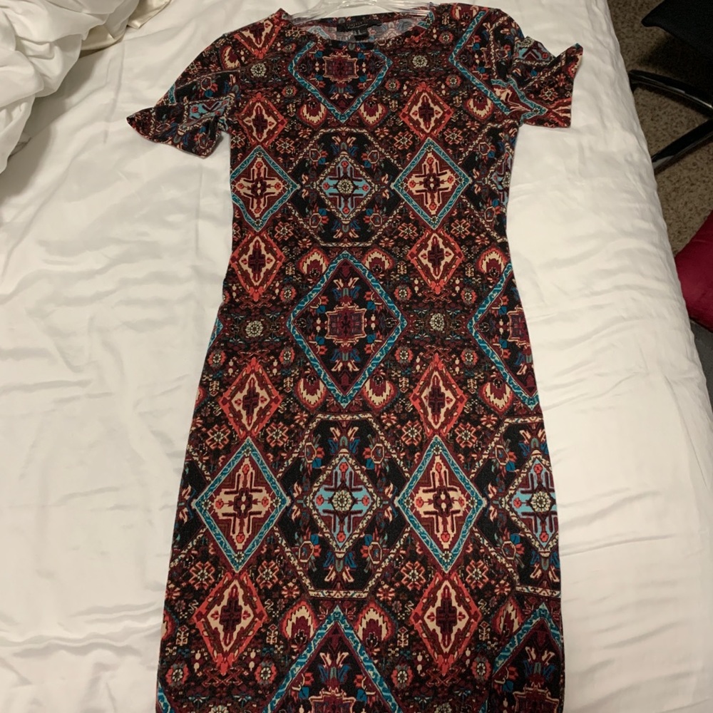 Short sleeve shirt dress